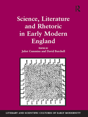 cover image of Science, Literature and Rhetoric in Early Modern England